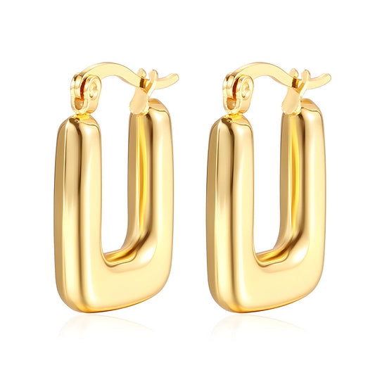 XANTHE huggie hoop earrings