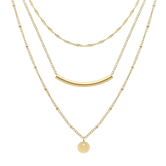 EVA necklace stack