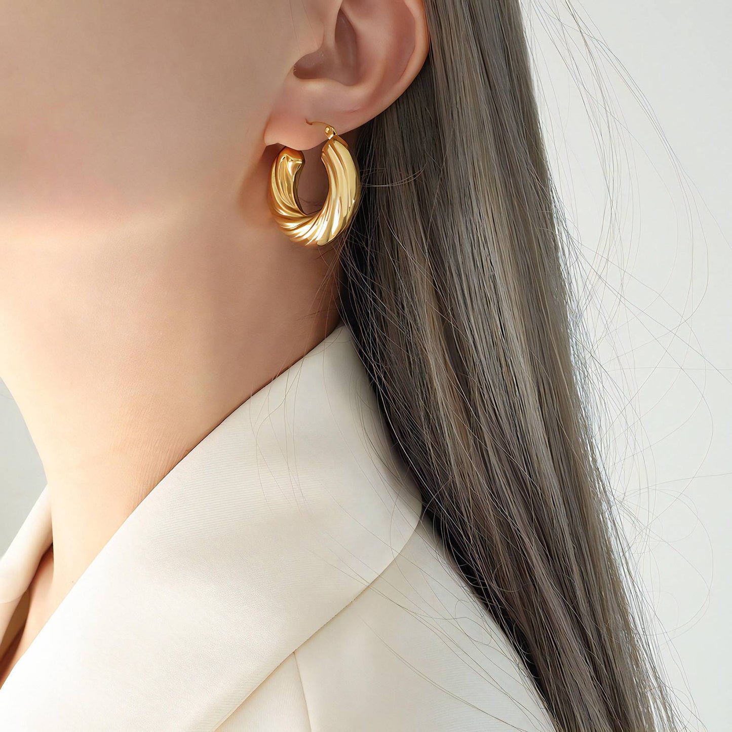 REVA hoop earrings