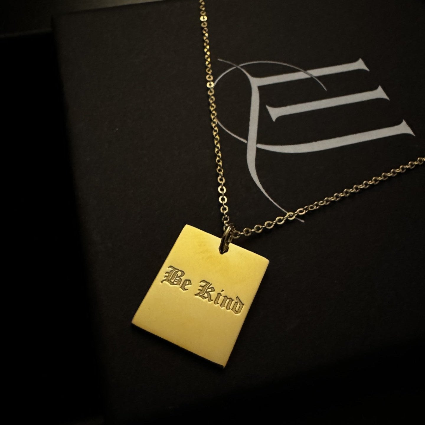 the BE KIND necklace