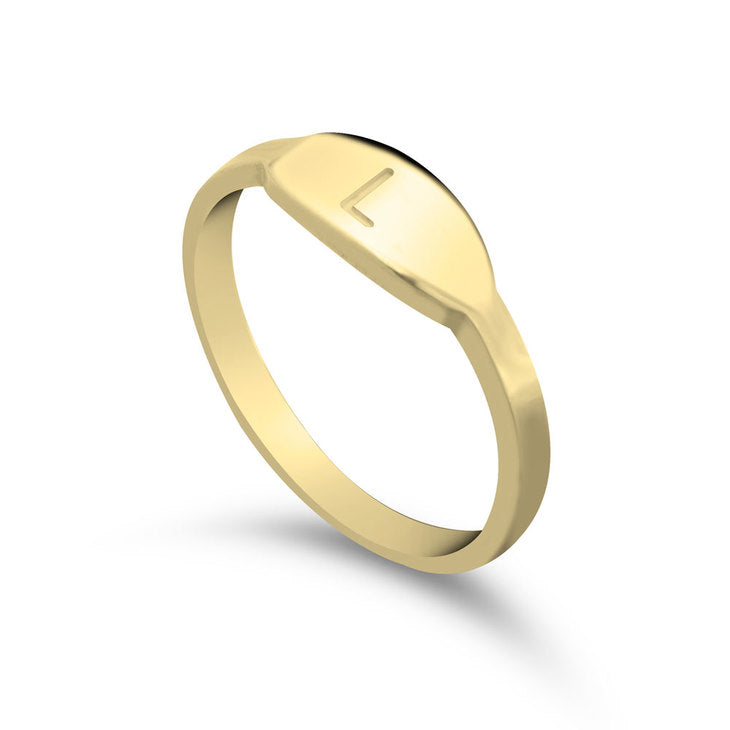 minimalist initial ring