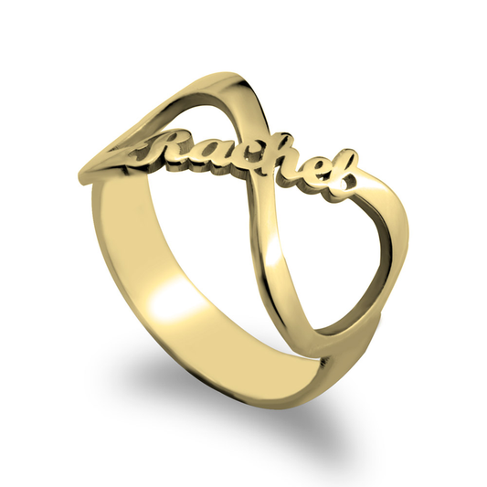 personalised infinity ring